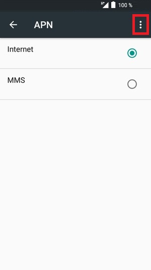 Rétablir les paramètres Internet/MMS par défaut